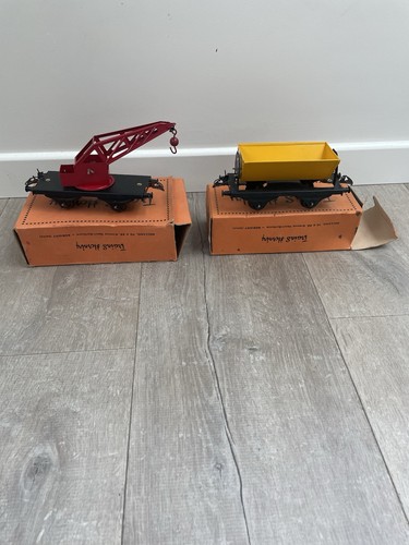 Lot wagon hornby - o, boite