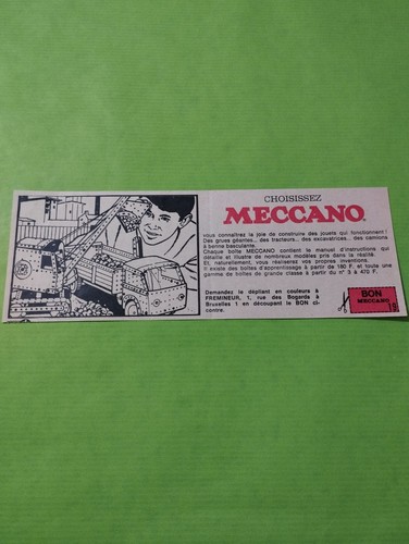 Publicite meccano construire - meccano,